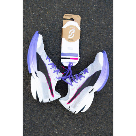 Shyu Racing Sock - White | Lavender | Magenta-Socks-SHYU-Malaysia-Singapore-Australia-Hong Kong-Philippines-Indonesia-Bigbigplace.com