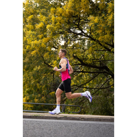 Shyu Racing Sock - White | Lavender | Magenta-Socks-SHYU-Malaysia-Singapore-Australia-Hong Kong-Philippines-Indonesia-Bigbigplace.com