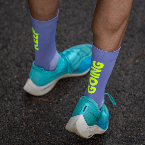 Sporcks Running Socks - Keep Going Purple-Calcetines de running-Sporcks-Malaysia-Singapore-Australia-Hong Kong-Philippines-Indonesia-Bigbigplace.com