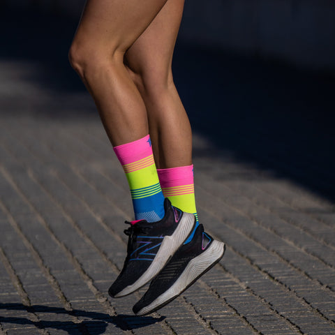 Sporcks Running Socks - Fartlek Pink-Calcetines de running-Sporcks-Malaysia-Singapore-Australia-Hong Kong-Philippines-Indonesia-Bigbigplace.com