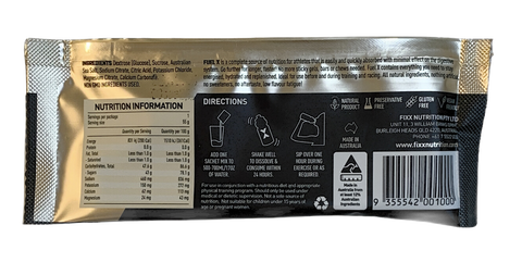 FIXX Fuel X Endurance Fuel (Single Servings)-Electrolytes-Fixx Nutrition-Malaysia-Singapore-Australia-Hong Kong-Philippines-Indonesia-Bigbigplace.com