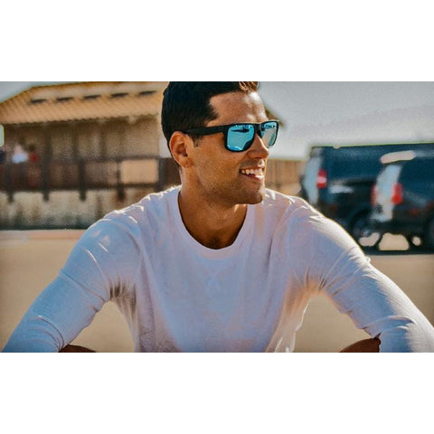 Knockaround Torrey Pines Sunglasses - Matte Black on Black / Sky Blue-Sunglasses-Knockaround-Malaysia-Singapore-Australia-Hong Kong-Philippines-Indonesia-Bigbigplace.com