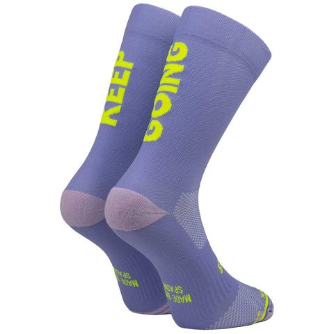 Sporcks Running Socks - Keep Going Purple-Calcetines de running-Sporcks-Malaysia-Singapore-Australia-Hong Kong-Philippines-Indonesia-Bigbigplace.com