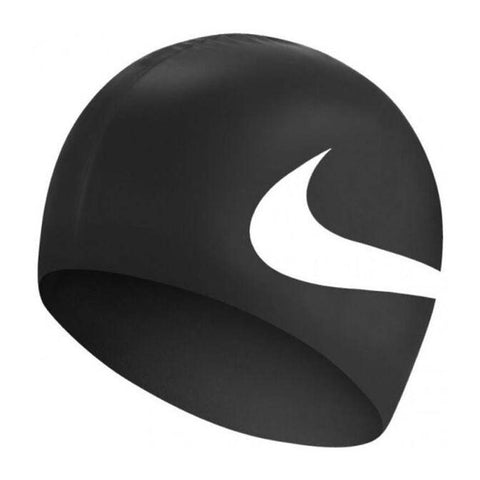 Nike Swim Unisex Big Swoosh Cap (Black)-Swimming Cap-Sunlight-Malaysia-Singapore-Australia-Hong Kong-Philippines-Indonesia-Bigbigplace.com