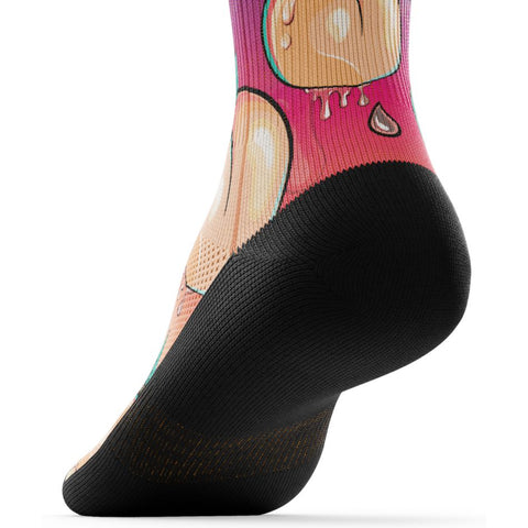 Outway Sock - Peachy Crew-Outway-Malaysia-Singapore-Australia-Hong Kong-Philippines-Indonesia-Bigbigplace.com