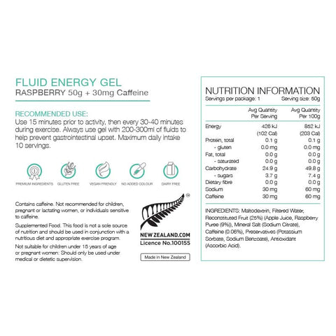 Pure Fluid Energy Gel 50g-Nutrition Gel-Pure-Malaysia-Singapore-Australia-Hong Kong-Philippines-Indonesia-Bigbigplace.com