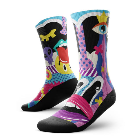 Outway Sock - Puzzled Crew-Outway-Malaysia-Singapore-Australia-Hong Kong-Philippines-Indonesia-Bigbigplace.com