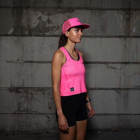 Rnnr Running Trucker Hat - Bolt Pink-Rnnr-Malaysia-Singapore-Australia-Hong Kong-Philippines-Indonesia-Bigbigplace.com