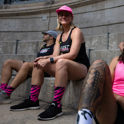 Rnnr Marathon Sock - Pink Tiger-Rnnr-Malaysia-Singapore-Australia-Hong Kong-Philippines-Indonesia-Bigbigplace.com