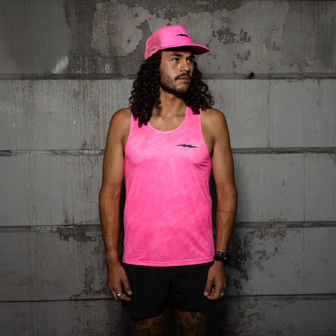 Rnnr Running Trucker Hat - Bolt Pink-Rnnr-Malaysia-Singapore-Australia-Hong Kong-Philippines-Indonesia-Bigbigplace.com