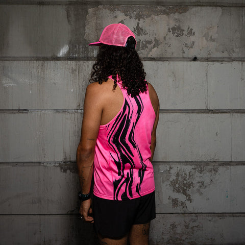 Rnnr Running Trucker Hat - Bolt Pink-Rnnr-Malaysia-Singapore-Australia-Hong Kong-Philippines-Indonesia-Bigbigplace.com