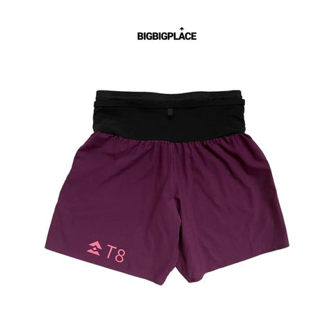T8 Men's Sherpa Shorts v2 (Burgundy)-Shorts-T8 Run-Malaysia-Singapore-Australia-Hong Kong-Philippines-Indonesia-Bigbigplace.com