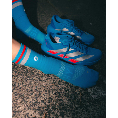Shyu Racing Sock - Sapphire | Chrome | Red-Socks-SHYU-Malaysia-Singapore-Australia-Hong Kong-Philippines-Indonesia-Bigbigplace.com