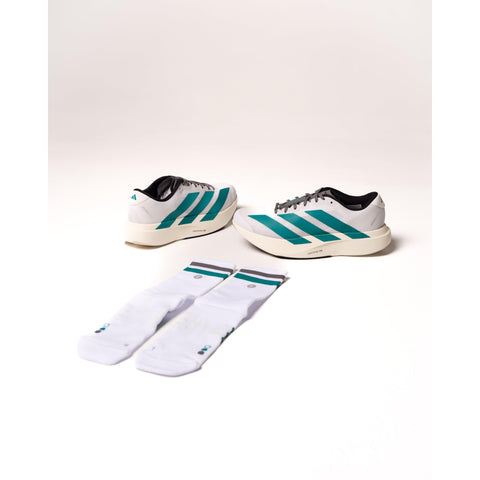 Shyu Racing Sock - White | Teal | Carbon-Socks-SHYU-Malaysia-Singapore-Australia-Hong Kong-Philippines-Indonesia-Bigbigplace.com