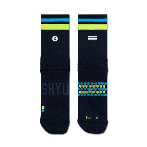 Shyu Racing Sock - Navy | Citron | Blue-Socks-SHYU-Malaysia-Singapore-Australia-Hong Kong-Philippines-Indonesia-Bigbigplace.com
