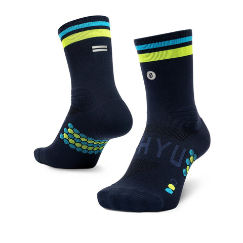 Shyu Racing Sock - Navy | Citron | Blue-Socks-SHYU-Malaysia-Singapore-Australia-Hong Kong-Philippines-Indonesia-Bigbigplace.com