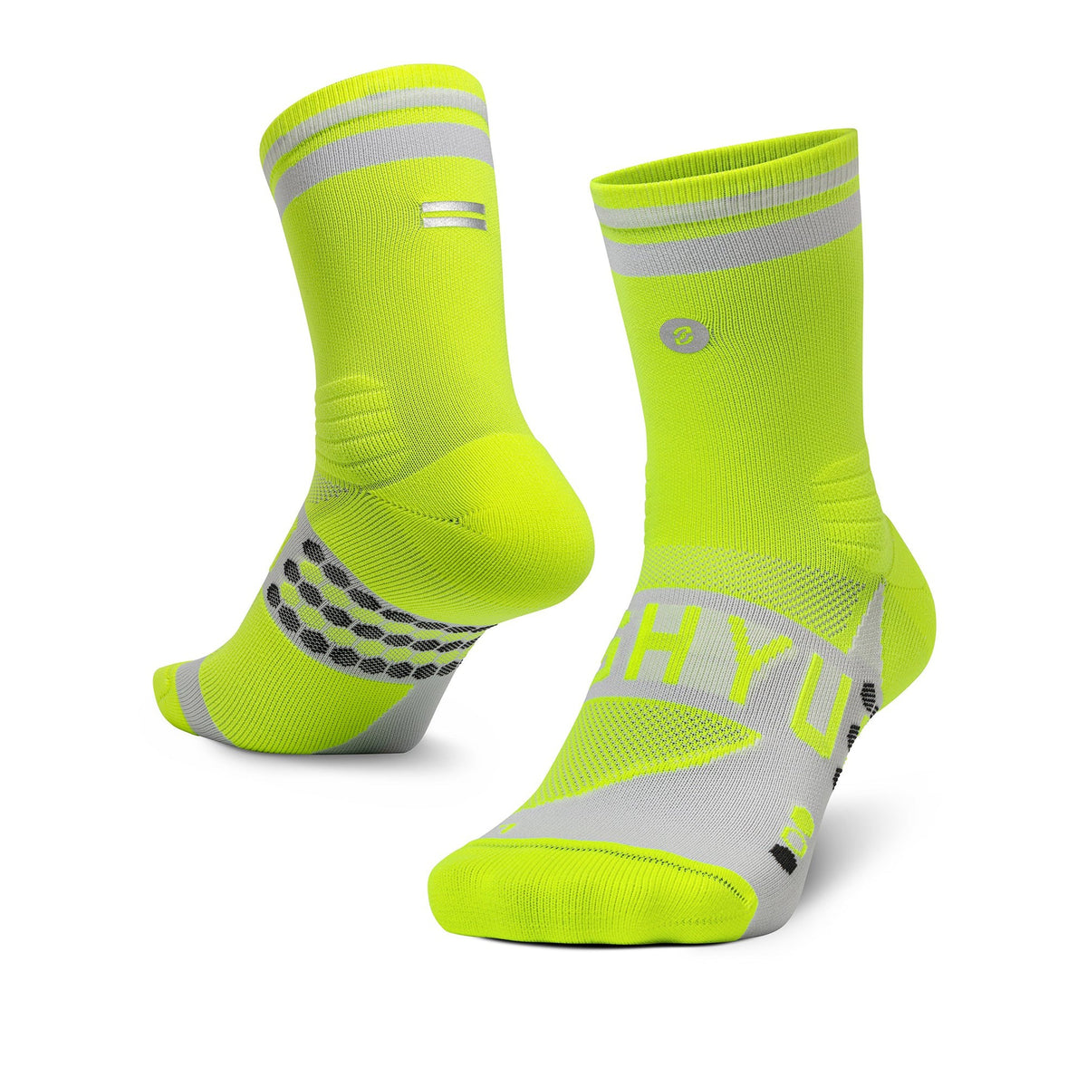 Shyu Racing Sock - Volt | White | White– Bigbigplace.com