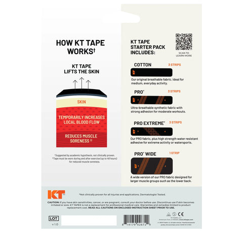 KT Tape Starter Pack-Kinesiology Tape-KT TAPE-Malaysia-Singapore-Australia-Hong Kong-Philippines-Indonesia-Bigbigplace.com