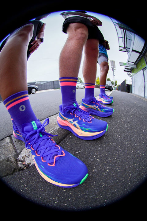 Shyu Racing Sock - Blue | Blush | Apricot-Socks-SHYU-Malaysia-Singapore-Australia-Hong Kong-Philippines-Indonesia-Bigbigplace.com