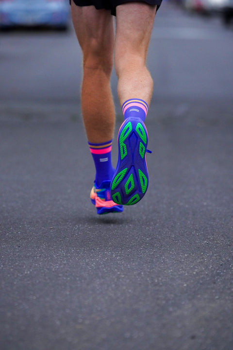 Shyu Racing Sock - Blue | Blush | Apricot-Socks-SHYU-Malaysia-Singapore-Australia-Hong Kong-Philippines-Indonesia-Bigbigplace.com