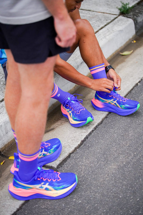 Shyu Racing Sock - Blue | Blush | Apricot-Socks-SHYU-Malaysia-Singapore-Australia-Hong Kong-Philippines-Indonesia-Bigbigplace.com