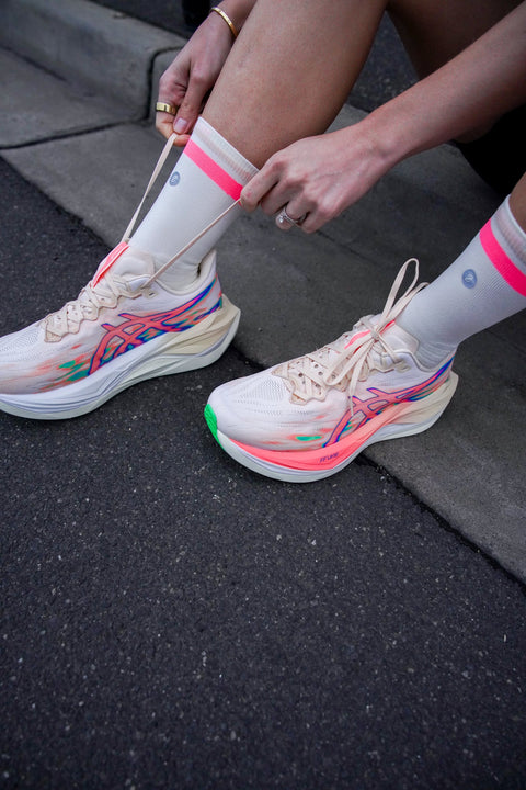 Shyu Racing Sock - Cream | Blush | Peach-Socks-SHYU-Malaysia-Singapore-Australia-Hong Kong-Philippines-Indonesia-Bigbigplace.com