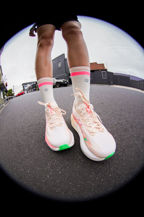 Shyu Racing Sock - Cream | Blush | Peach-Socks-SHYU-Malaysia-Singapore-Australia-Hong Kong-Philippines-Indonesia-Bigbigplace.com