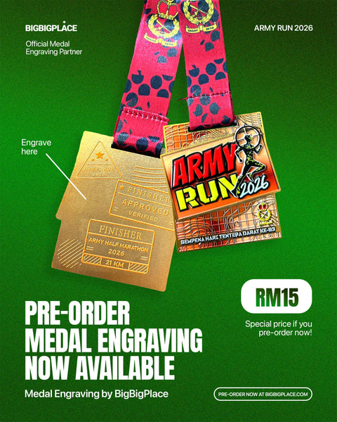 ARMY RUN 2026 MEDAL ENGRAVING (PRE-ORDER)-Medal Engraving-Bigbigplace.com-Malaysia-Singapore-Australia-Hong Kong-Philippines-Indonesia-Bigbigplace.com