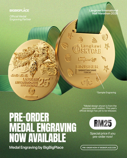 LANGKAWI INTERNATIONAL HALF MARATHON 2026 MEDAL ENGRAVING (PRE-ORDER)-Medal Engraving-Bigbigplace.com-Malaysia-Singapore-Australia-Hong Kong-Philippines-Indonesia-Bigbigplace.com