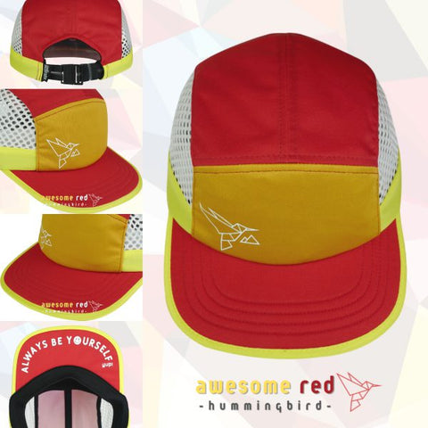 YUP! Hummingbird Collection - Awesome Red-Running Cap-YUP-Malaysia-Singapore-Australia-Hong Kong-Philippines-Indonesia-Bigbigplace.com