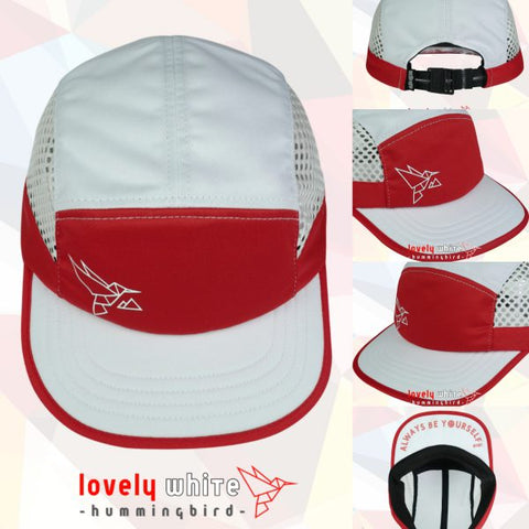 YUP! Hummingbird Collection - Lovely White-Running Cap-YUP-Malaysia-Singapore-Australia-Hong Kong-Philippines-Indonesia-Bigbigplace.com
