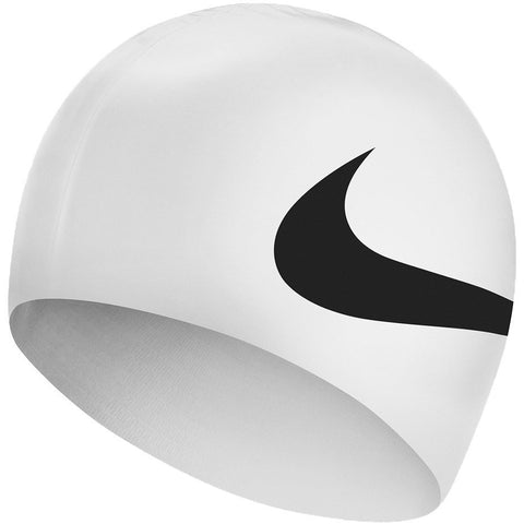 Nike Swim Unisex Big Swoosh Cap (White)-Swimming Cap-Sunlight-Malaysia-Singapore-Australia-Hong Kong-Philippines-Indonesia-Bigbigplace.com