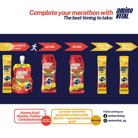 Amino Vital Red Shot 45g (Berry Blossom)-Energy Gels-Ajinomoto-Malaysia-Singapore-Australia-Hong Kong-Philippines-Indonesia-Bigbigplace.com