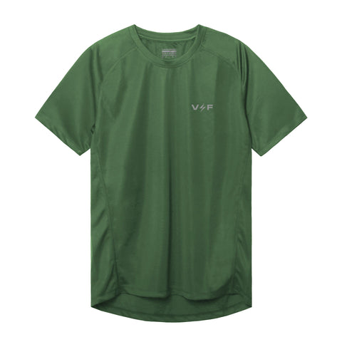 Volt and Fast Men's FLASH Running Jersey V2 Small Logo-Green-Jersey-VoltandFast-Malaysia-Singapore-Australia-Hong Kong-Philippines-Indonesia-Bigbigplace.com