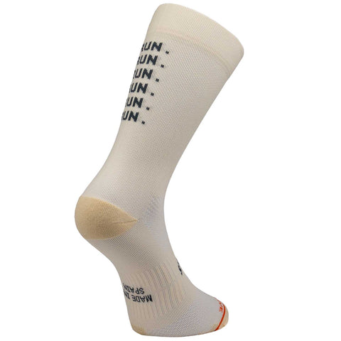 Sporcks Running Socks - Just Run Cream-Calcetines de running-Sporcks-Malaysia-Singapore-Australia-Hong Kong-Philippines-Indonesia-Bigbigplace.com