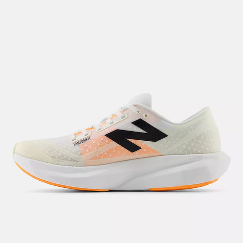 New Balance Men's FuelCell Rebel v4 (White with Angora and Hot Mango)-New Balance-Malaysia-Singapore-Australia-Hong Kong-Philippines-Indonesia-Bigbigplace.com