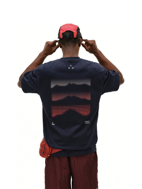 FPA Club Men's Dot Gradient Mountain Short-Sleeve T-Shirt-T-Shirts-FPA-Malaysia-Singapore-Australia-Hong Kong-Philippines-Indonesia-Bigbigplace.com