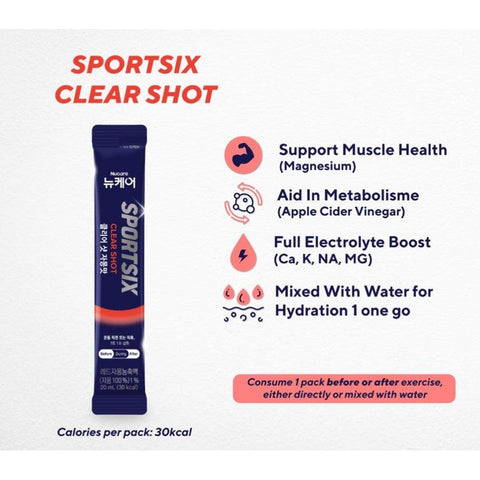 Sportsix Clear Shot Grapefruit 20ml-Boost Energy-Sportsix-Malaysia-Singapore-Australia-Hong Kong-Philippines-Indonesia-Bigbigplace.com