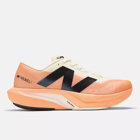 New Balance Men's FuelCell Rebel v4 (Hot Mango with Angora and Black)-New Balance-Malaysia-Singapore-Australia-Hong Kong-Philippines-Indonesia-Bigbigplace.com