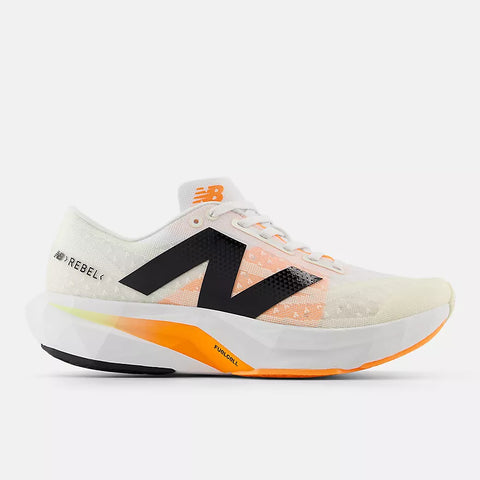 New Balance Women's FuelCell Rebel v4 (White with Angora and Hot Mango)-New Balance-Malaysia-Singapore-Australia-Hong Kong-Philippines-Indonesia-Bigbigplace.com
