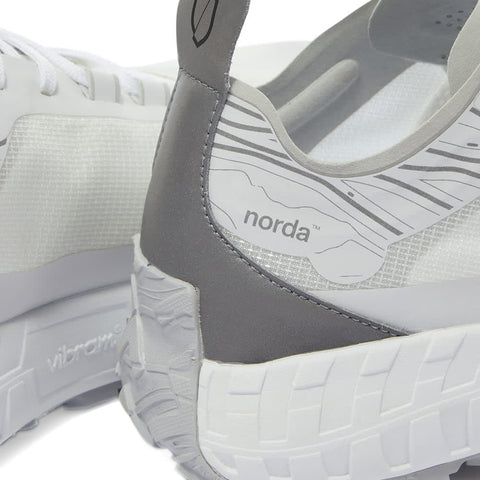 Norda 001 Trail Running Shoe (White/Grey)-Running Shoe-Norda-Malaysia-Singapore-Australia-Hong Kong-Philippines-Indonesia-Bigbigplace.com