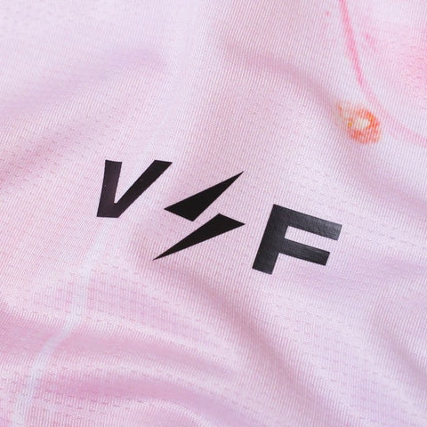 Volt and Fast Women's Lightning Crop Top Tie Dye Series V1 - Marble Pink-VoltandFast-Malaysia-Singapore-Australia-Hong Kong-Philippines-Indonesia-Bigbigplace.com