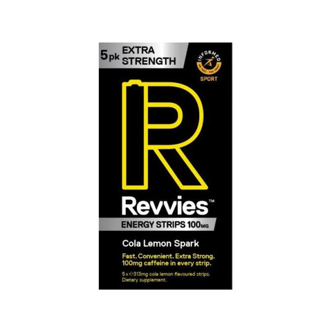 Revvies Extra Strength - Cola Lemon 100mg (5 Strips)-Energy Chews-Revvies-Malaysia-Singapore-Australia-Hong Kong-Philippines-Indonesia-Bigbigplace.com