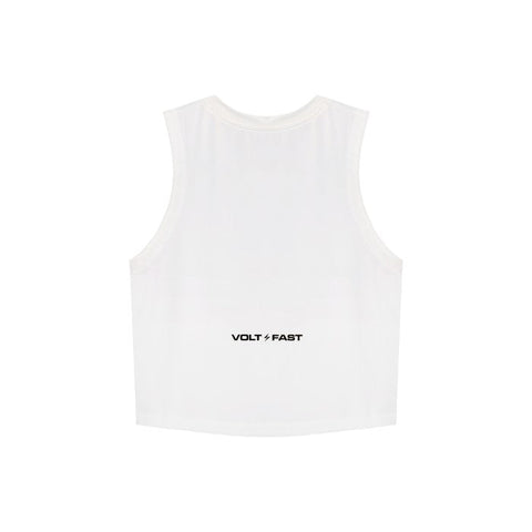 Volt and Fast Women's Bolt Sleeveless V1 - Broken White-VoltandFast-Malaysia-Singapore-Australia-Hong Kong-Philippines-Indonesia-Bigbigplace.com