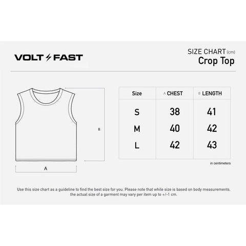 Volt and Fast Women's Bolt Crop Top Tie Dye V1 Series - Violet-VoltandFast-Malaysia-Singapore-Australia-Hong Kong-Philippines-Indonesia-Bigbigplace.com