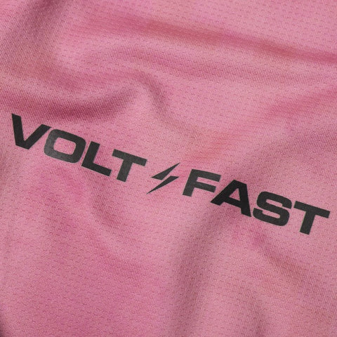 Volt and Fast Women's Bolt Running Jersey Tie Dye V1 Series - Pink-VoltandFast-Malaysia-Singapore-Australia-Hong Kong-Philippines-Indonesia-Bigbigplace.com