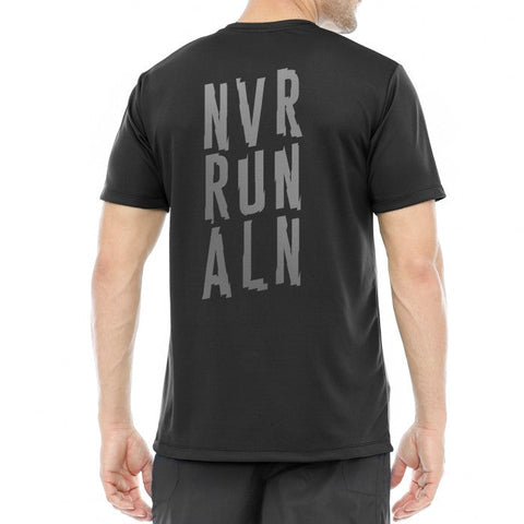 Volt and Fast Bolt Running Jersey Never Run Alone - Black-VoltandFast-Malaysia-Singapore-Australia-Hong Kong-Philippines-Indonesia-Bigbigplace.com