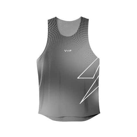 Volt and Fast FAST Tank - Grey/White-VoltandFast-Malaysia-Singapore-Australia-Hong Kong-Philippines-Indonesia-Bigbigplace.com
