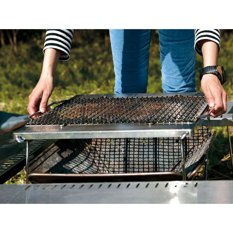 Snow Peak Fireplace Grill L ST-032MA-Outdoor Grill Accessories-Snow Peak-Malaysia-Singapore-Australia-Hong Kong-Philippines-Indonesia-Bigbigplace.com