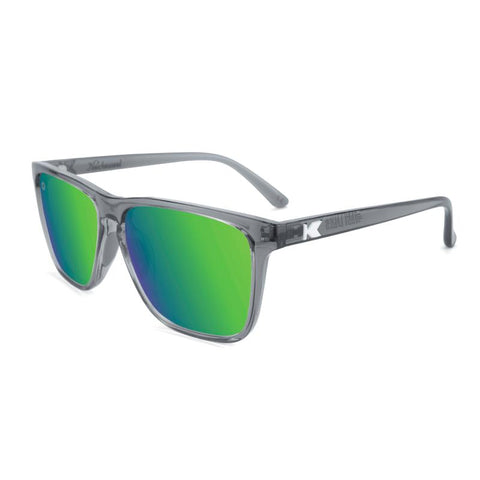 Knockaround Fast Lanes Sport Sunglasses - Clear Grey/Green Moonshine-Sunglasses-Knockaround-Malaysia-Singapore-Australia-Hong Kong-Philippines-Indonesia-Bigbigplace.com
